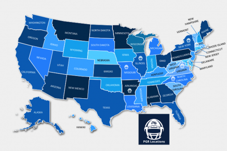 PGR Map with States and Logos
